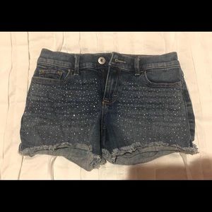 Justice sparkle shorts